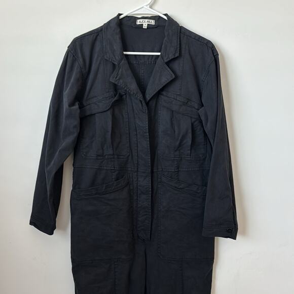 Alex Mill Expedition Jumpsuit in Black Washed Twill Size: M - Picture 4 of 9